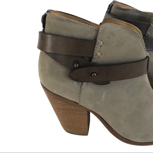 Rag and Bone Harrow Grey Suede Ankle Boots, 36 - Picture 4 of 15